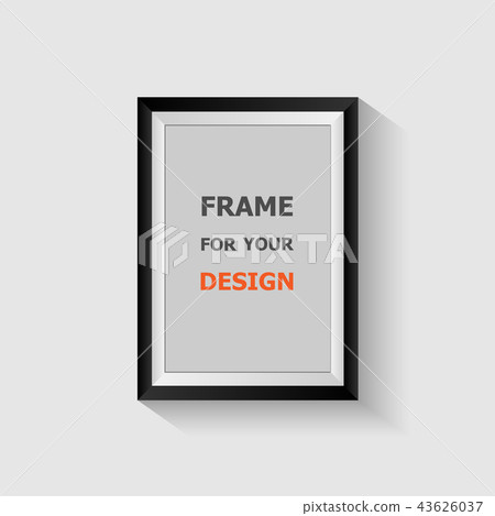 Picture frame isolated on white background 43626037