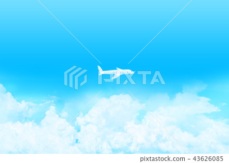 Clouds floating in the clear sky, clouds in the... - Stock Illustration ...