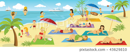 Summer holiday by the Sea 43629810