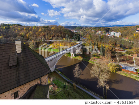 Loket cityscape in Czech Republic 43631684