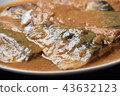Simmered mackerel with mackerel 43632123