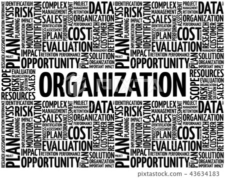 Organization word cloud collage 43634183