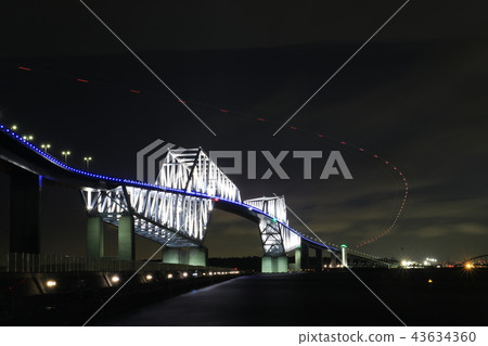 Tokyo Gate Bridge ~ trace of light ~ Tokyo Gate Bridge ~ trace of light ~ 43634360