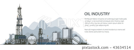 Banner Oil Drilling Rig 43634514