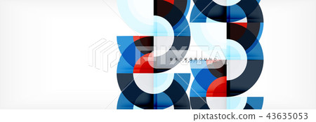 Vector circular abstract background Vector circular abstract background 43635053