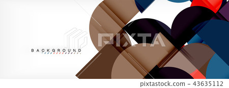 Semi circle abstract background, modern geometric pattern design. Business or technology Semi circle abstract background, modern geometric pattern design. Business or technology 43635112