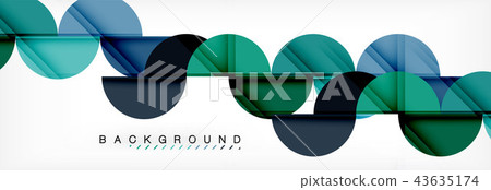 Circle abstract background, geometric illustration Circle abstract background, geometric illustration 43635174