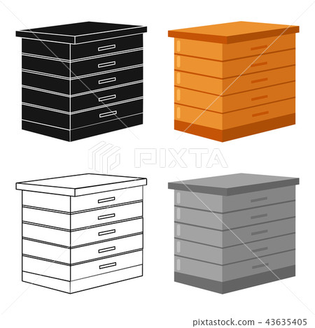 Apiary icon of vector illustration for web and mobile Apiary icon of vector illustration for web and mobile 43635405
