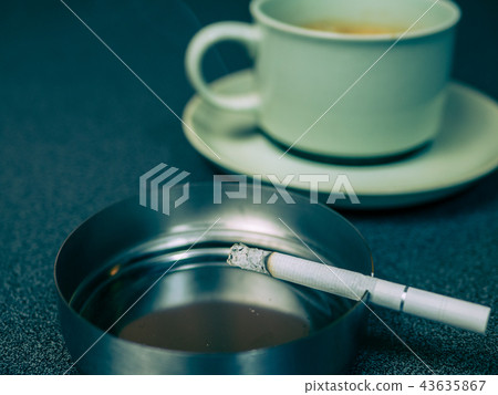 Smoking cigarette smoke 43635867