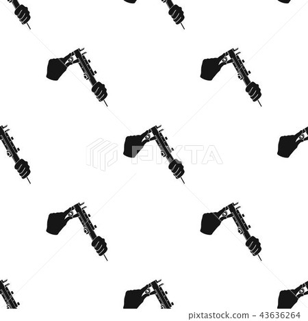 Manipulation with calipers. Measuring instrument, caliper single icon in black style vector symbol 43636264