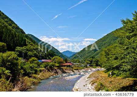 濱江景觀鄉村綠色和山脈4 濱江景觀鄉村綠色和山脈4 43636779