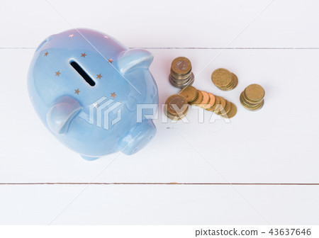 Piggy bank, savings concept 43637646