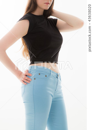 Casual young lady 43638020