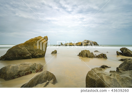 Stunning sea view of tropical beach 43639260