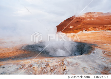 Namafjall - geothermal area in Hverir, Iceland Namafjall - geothermal area in Hverir, Iceland 43639924