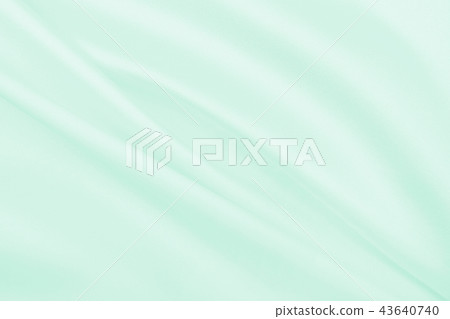 Smooth elegant green silk or satin luxury cloth 43640740