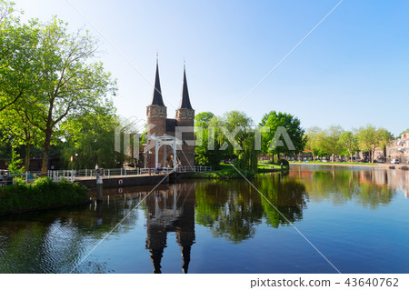 Oosrpoort gate in Delft, Netherlands Oosrpoort gate in Delft, Netherlands 43640762