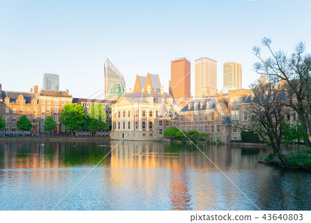 city center of Den Haag, Netherlands city center of Den Haag, Netherlands 43640803