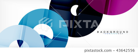 Geomtric modern backgrounds, rings abstract template Geomtric modern backgrounds, rings abstract template 43642556