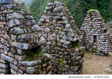 An ancient Inca town on the Inca trail. An ancient Inca town on the Inca trail. 43643182