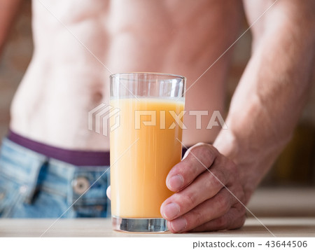 organic natural fruit juice nutrition man glass organic natural fruit juice nutrition man glass 43644506