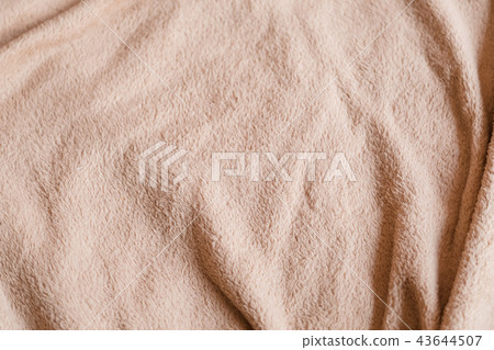 crumpled pink fleece blanket plush fabric texture crumpled pink fleece blanket plush fabric texture 43644507