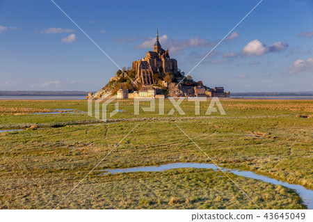 Mont Saint-Michel at sunset. Mont Saint-Michel at sunset. 43645049