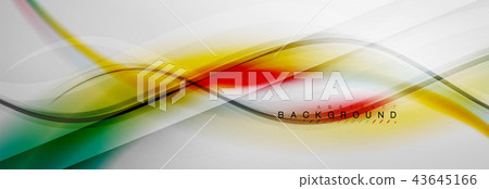 Smooth flowing wave motion concept background Smooth flowing wave motion concept background 43645166