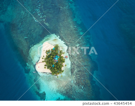 One small tropical island 43645454