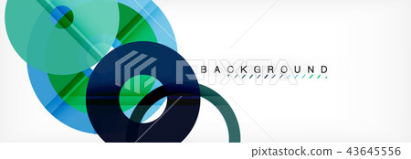 Modern geometrical abstract background 43645556