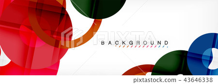 Geomtric modern backgrounds, rings abstract template Geomtric modern backgrounds, rings abstract template 43646338