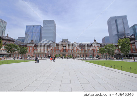 Tokyo Station (sightseeing / city view / summer / August) Tokyo Station (sightseeing / city view / summer / August) 43646346