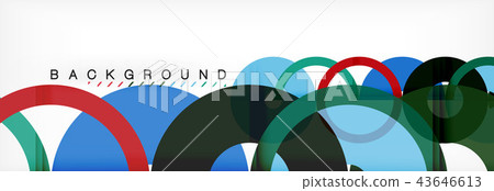 Modern geometrical abstract background 43646613