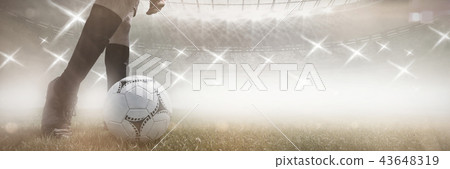 Composite image of ready to shoot Composite image of ready to shoot 43648319