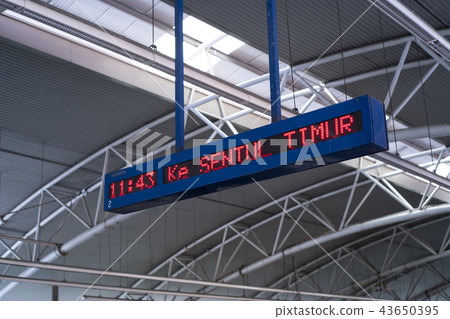 Platfrom information board Platfrom information board 43650395