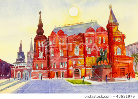 State Historical Museum in Moscow, Russia. State Historical Museum in Moscow, Russia. 43651979
