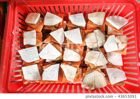 Ingredients for fried glutinous rice cake 43653091