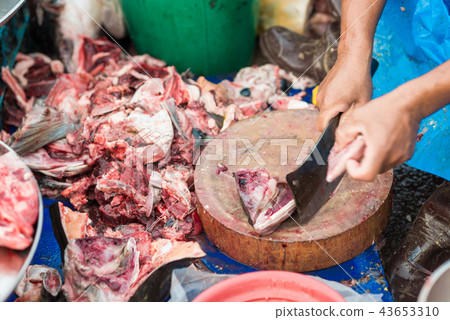 Fresh seafood fish sell in fishery market 43653310