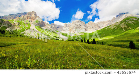 Fuciade valley in the Italian Dolomites Fuciade valley in the Italian Dolomites 43653674
