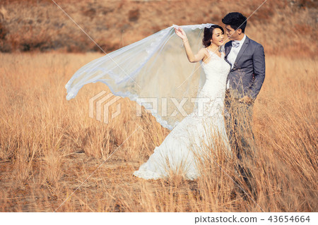 Happy Romantic Married Couple Stock Photo 43654664 Pixta