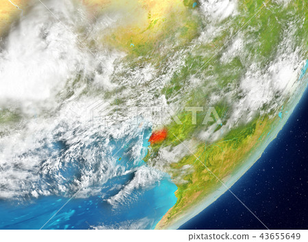 Equatorial Guinea from space 43655649