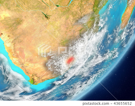 Lesotho from space Lesotho from space 43655652
