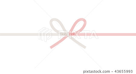 Noh water drawing year-end gift background 43655993