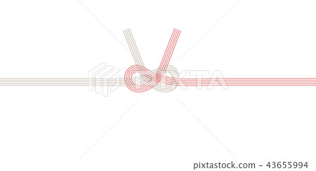 Noh water drawing year-end gift background 43655994