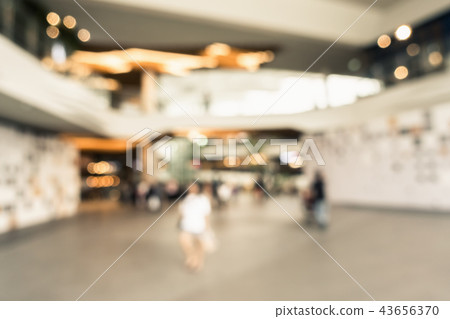 Abstract blurred in shopping mall Abstract blurred in shopping mall 43656370