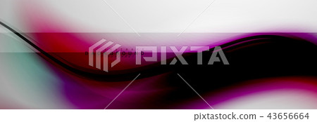 Smooth flowing wave motion concept background 43656664