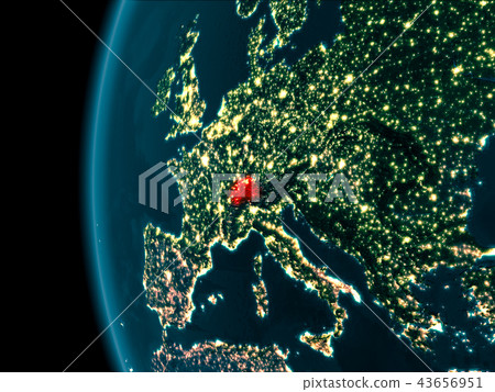 Night view of Switzerland 43656951