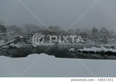 Kyoto Arashiyama winter snow Kyoto Arashiyama winter snow 43657241