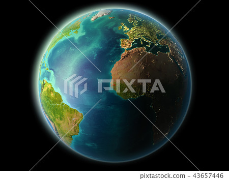 Gambia in the evening 43657446