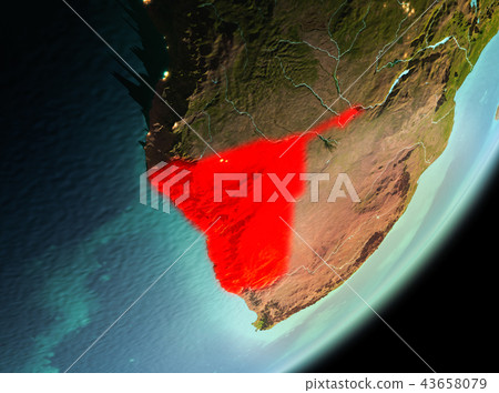 Morning view of Namibia Morning view of Namibia 43658079